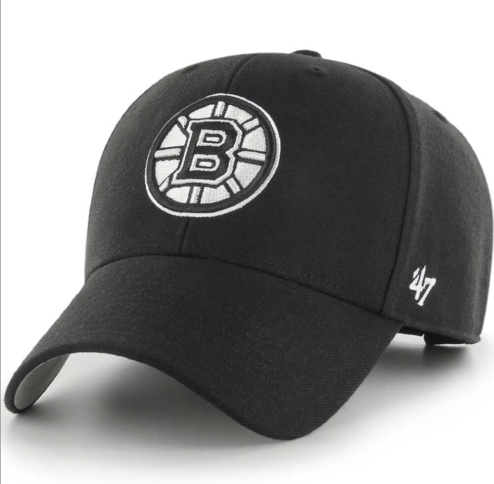 47 brand BRUINS '47 BLACK AND WHITE MVP CAP
